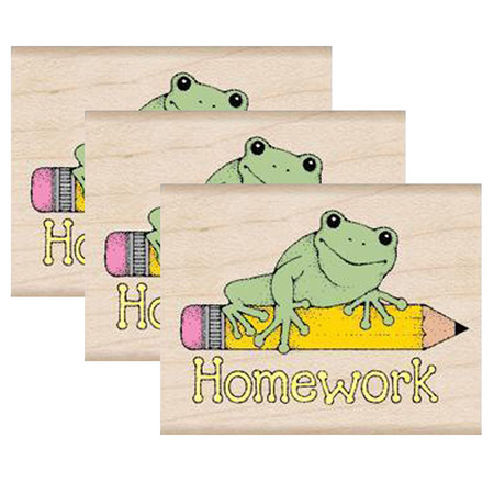 HERO ARTS Homework Frog Stamp, PK3 D291